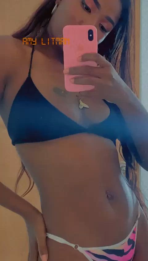 cam camgirl ebony mirror natural tits sensual tits webcam clip