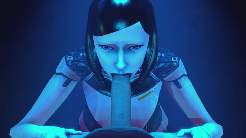 3d animation blowjob deepthroat clip