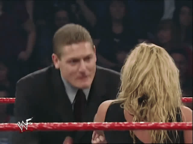 Blonde Trish Stratus Wrestling clip