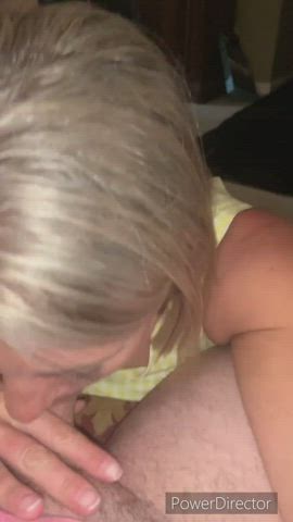 Amateur Blowjob Cum In Mouth Eye Contact Green Eyes MILF POV Passionate clip