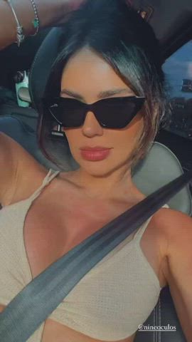 boobs brazilian brunette car dani facial glasses goddess labia tank top clip