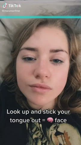 Facial TikTok Tongue Fetish clip