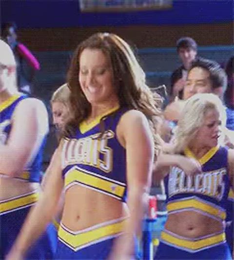 ashley tisdale cheerleader cheerleaders college dance uniform clip