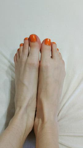 I can make you nice footjob, or you can lick my fingers [OC]