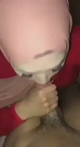 blowjob hijab moaning clip