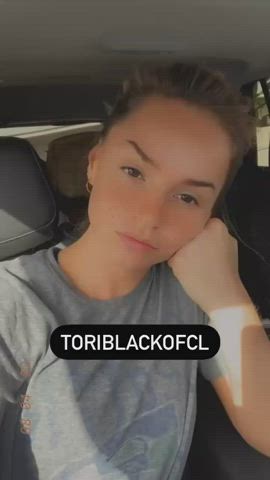 Clarifying (again) that her only official IG is toriblackofcl