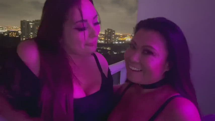 Sharing another dick with a Girlfriend on one of my Miami Trips