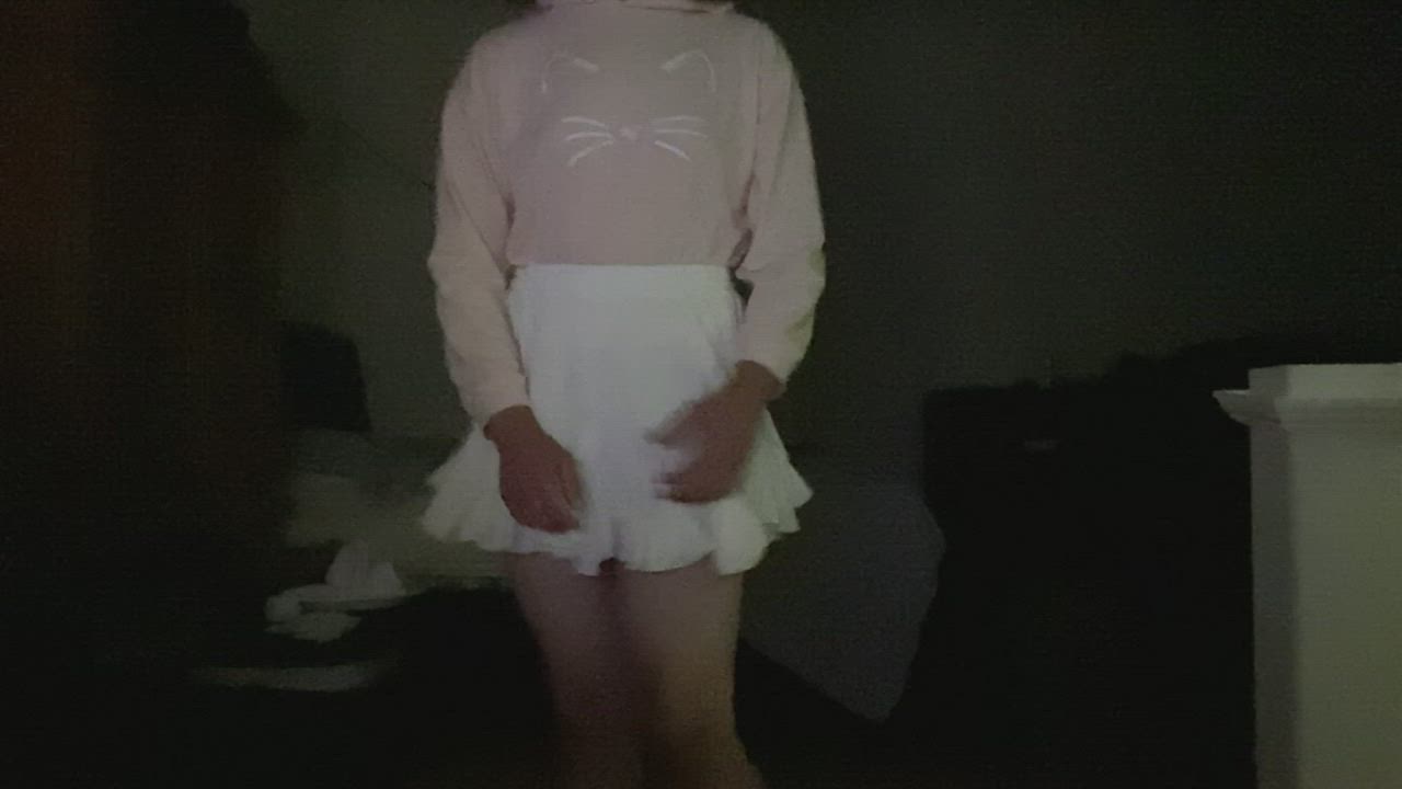 If this gets 50 likes, I’ll post the cumshot video I made in this outfit