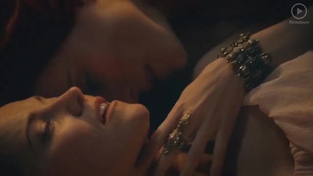 Lucy Lawless & Jaime Murray - Hot Lesbian Sex