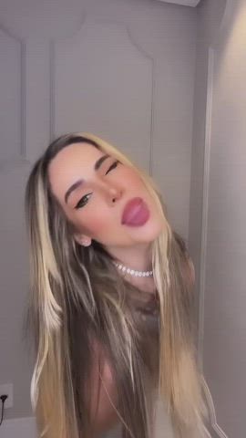 Blonde Body Boobs Brazilian Bubble Butt Goddess Tease TikTok clip