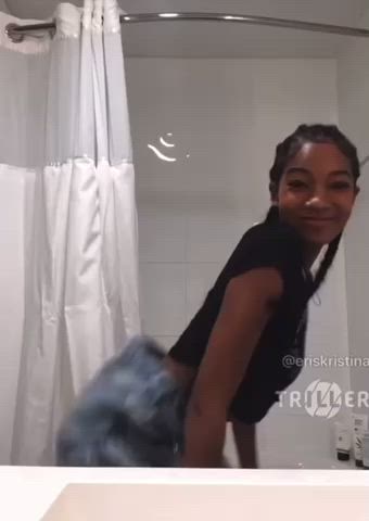 amateur ass cute ebony teen twerking clip