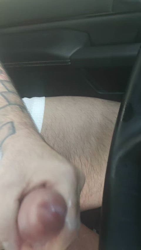 huge load male masturbation public clip