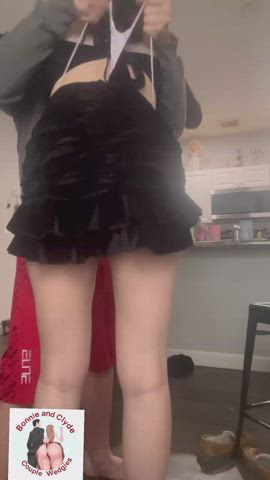 ass dress wedgie clip