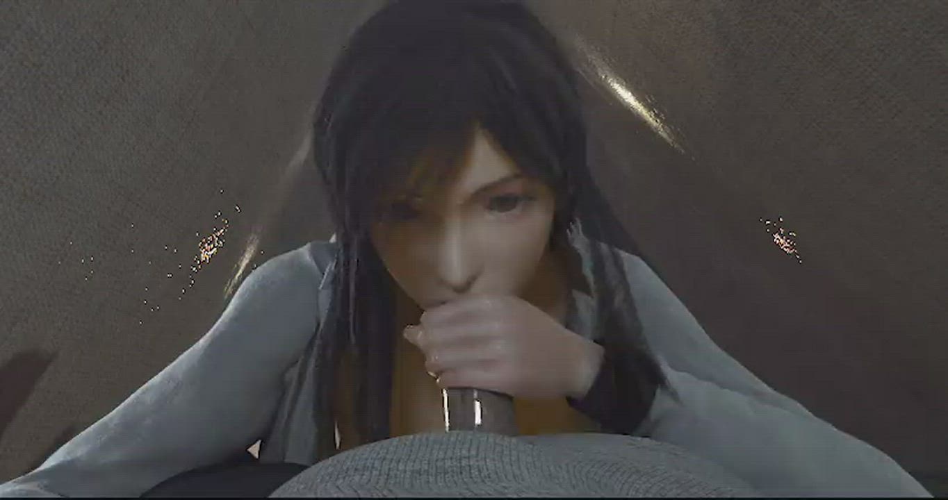 Tifa Lockhart deep blowjob (Exprational) [Final Fantasy 7]