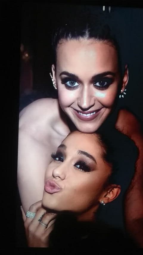 Worshipping queen Ariana and katy 💦