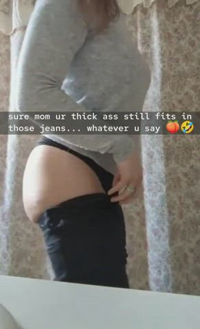 big ass caption clothed jeans milf mature taboo milfnhoney clip