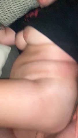 Big Tits Amateur MILF Brunette Homemade Sex POV Thick Wife Porn GIF by bustybabe98