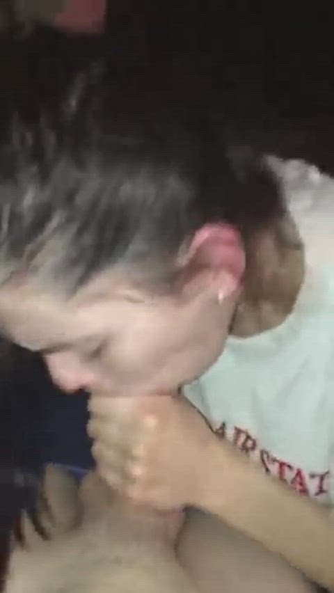 blowjob college cum swallow girlfriend sucking swallowing clip
