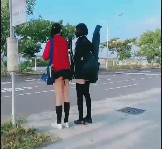 anal beads enema outdoor public schoolgirl clip