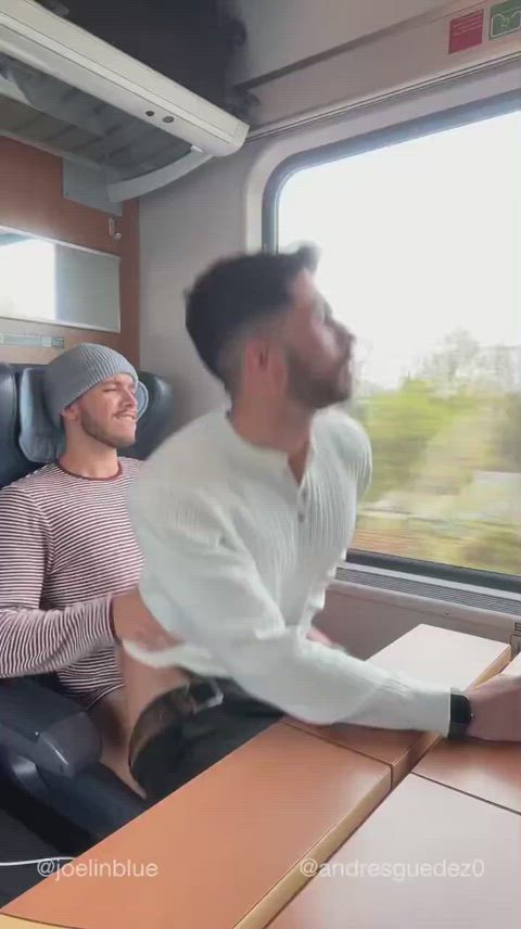 Public fucking in the train