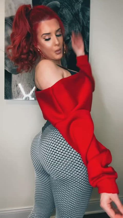 actress big ass celebrity redhead tattoo tiktok yoga pants celebs redheads clip