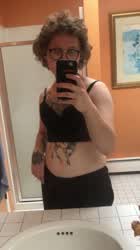 amateur bathroom boobs bra flashing mtf public trans clip