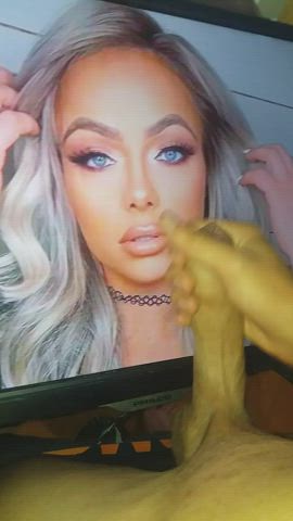 blonde celebrity cum cumshot facial tribute clip