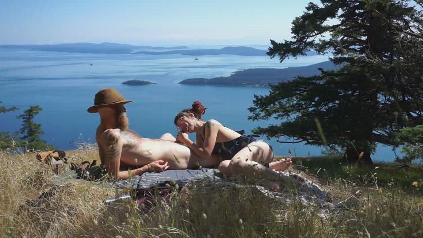 EPIC view for a Picnic Blowjob (oiviajarden)