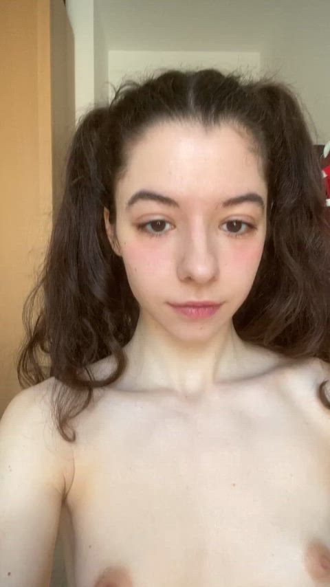 amateur cute homemade natural tits petittits petite teen tiktok tits clip