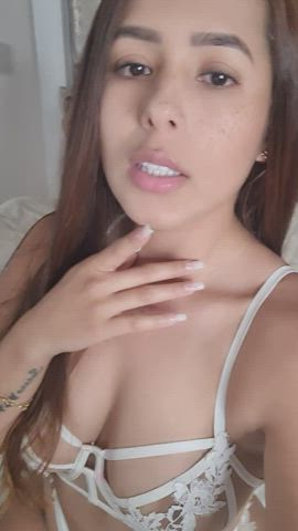 21 Years Old Brown Eyes Glamour Spit Tits clip