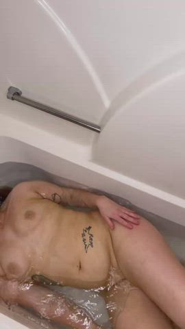 bathtub dirty talk masturbating onlyfans redhead solo clip