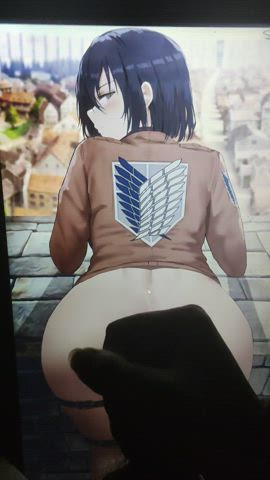 Had to fuck &amp; cum to Mikasa's Slutty Ass, for my Second Anime cum tribute,