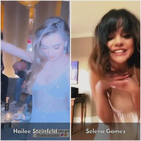 WYR have Selena or Hailee give you a striptease and lapdance. Then, the other rides