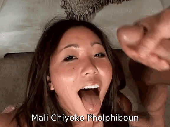 asian cum facial clip