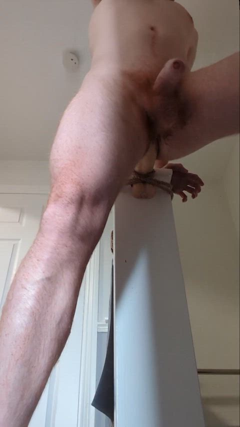 Oh, hey, it's been a while. Look what this massive dildo does for me [35M]