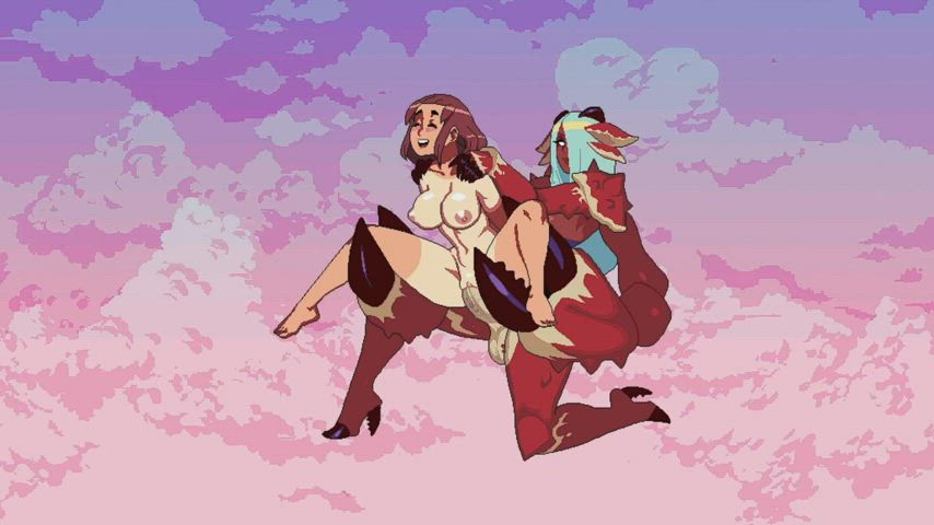 Animation Anime Bouncing Tits Cartoon Futanari Hentai Loop Monster Girl Rule34 clip