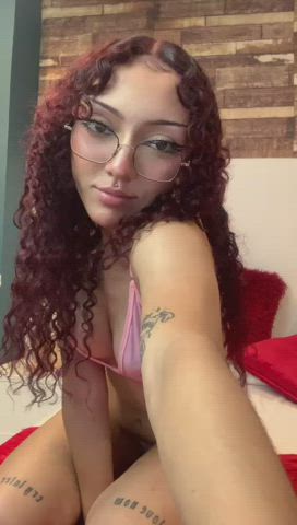 cute latina lingerie natural tits petite redhead clip