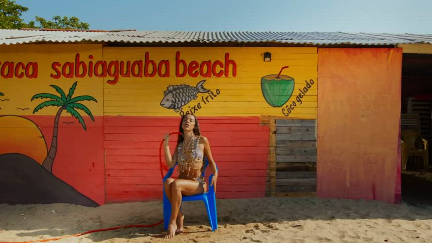 ass beach bikini brazilian celebrity dancing clip
