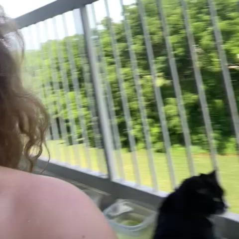 Babe Cute Outdoor Pussy clip