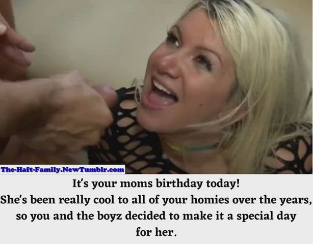 Son and his friends give mom a Birthday gift!
