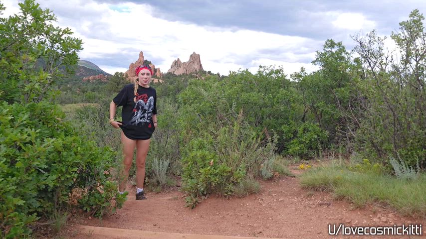 Dared (by myself) to get fully naked on the trail! [F]