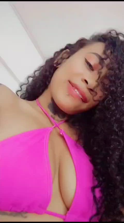 cute latina lingerie long hair sensual smile tattoo teen tits clip