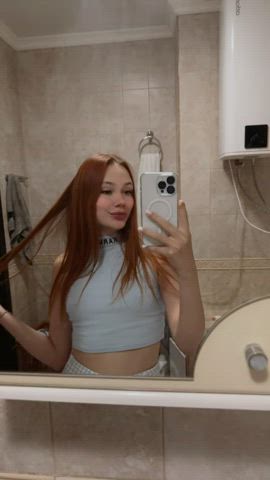 19 years old cute extra small onlyfans redhead small tits teen tits petite tiny-tits