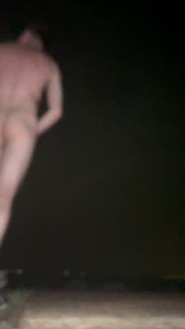 Got naked on a walkway a few months ago
