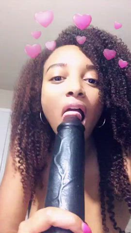 Dildo Gamer Girl Sucking clip