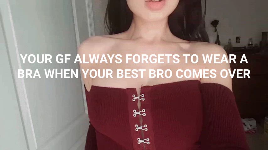 best friend caption cheating cuckold flashing girlfriend hotwife tease clip