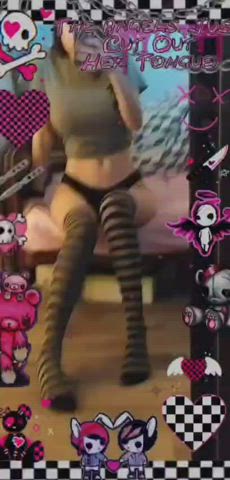 20 Years Old Amateur Emo Legs Schoolgirl Skinny Stockings Teen Virgin clip