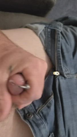 Cock Cum Edging Pierced clip