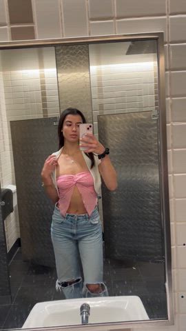 quick teen titty flash between classes, don’t forget them