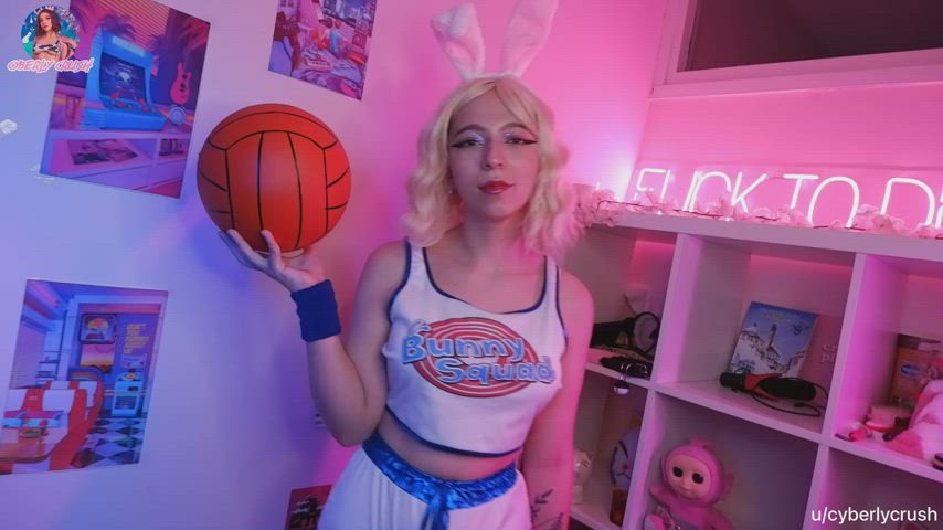 Lola Bunny Squirting on you and get cumshot on here face by CyberlyCrush